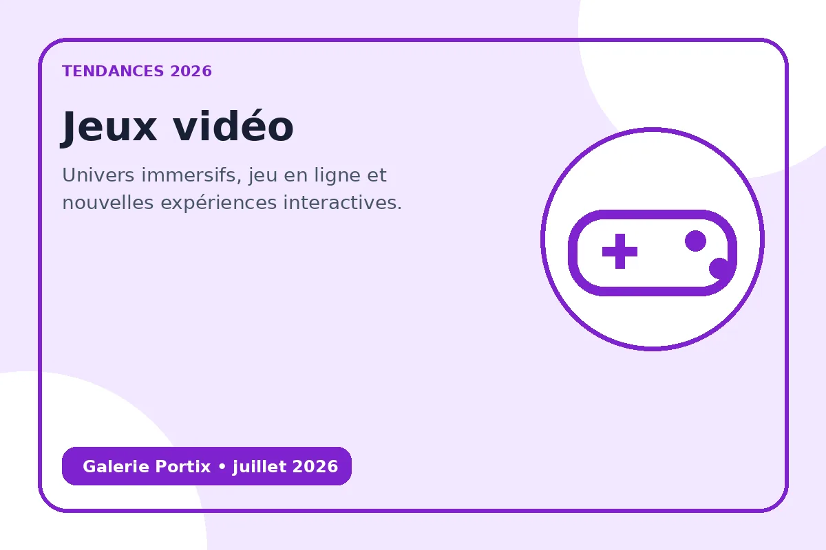 Univers immersifs, jeu en ligne et nouvelles expériences interactives.